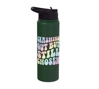 Crashing Out But Still Chosen Stainless Steel Insulated Water Bottle