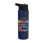 Crashing Out But Still Chosen Stainless Steel Insulated Water Bottle