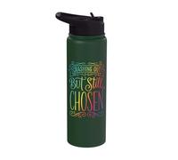 Crashing Out But Still Chosen Stainless Steel Insulated Water Bottle