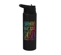 Crashing Out But Still Chosen Stainless Steel Insulated Water Bottle