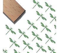 CRASPIRE 0.6 Inch Mini Dragonfly Square Wooden Stamps Wood Rubber Stamps for Card Making Merry Christmas Small Pattern Rubber Squares Stamp DIY Craft Card Scrapbooking Merry Christmas Decorative Art