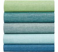 CRASPIRE 10 Sheets 13.7x11.8Inch Linen Book Cloth Cover 5 Color for A5-A8 Books Binding Fabric Surface Paper Backed Bookcover Archival Bookbinding Supplies Reusable Protector Soft Album Scrapbooking