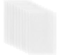CRASPIRE 10Pcs Fursuit Eye Mesh 11.81x7.87 inch White PVC Plastic Net 0.5mm Hole Waterproof Printable Mesh for Furries Cosplay DIY Craft Prop Making Sculpture Home Decor