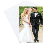 CRASPIRE 10Pcs Sublimation Metal Photo Blanks 5.9 x 3.9'' 0.5mm Thick Aluminum Picture Sign Plate White Pearlescent Heat Transfer Aluminums Blank DIY Wall Room Decor Poster Frame Craft Custom Gift