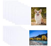 CRASPIRE 11.8 x 9.8 '' 10Pcs Sublimation Metal Photo Blanks 0.5mm Thick Aluminum Picture Sign Plate White Heat Transfer Aluminums Blank DIY Printing Wall Room Decor Poster Frame Personalized Gift