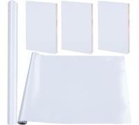 CRASPIRE 110 x 42cm White Book Cloth for Book Binding Nylon Fabric Surface Paper Backed A4-A8 Red Color Bookcover Books Album Scrapbooking DIY Covering Protector Bookcloth Bookbinding Supplies
