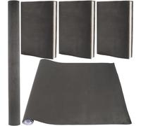CRASPIRE 110x42cm Suede Book Cloth for Book Binding Dark Gray Self Adhesive Fabric Surface Paper Backed Bookcover Books Album Scrapbooking Archival DIY Covering Protector Bookcloth Bookbinding