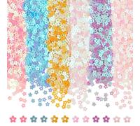 CRASPIRE 120G Mini Flower Loose Glitter Sequins Holographic Hollow Small Sparkles Nail Flakes Bulk Holographic Iridescent Plastic for DIY Scrapbook Sewing Cardmaking Jewelry Wedding Decorartion
