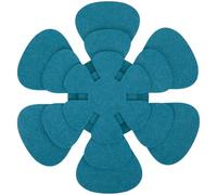 CRASPIRE 12Pcs 3 Styles Pan Protector Pads Cookware Scratch Protectors Flower Teal Pot Pan Felt Soft Divider Separator Nonstick Mats for Avoid Scratching Marring Stacking Home Kitchen Accessories