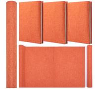 CRASPIRE 130 x 30cm Linen Book Cloth Coral Red for Book Binding A4-A8 Fabric Surface Paper Backed Bookcover Books Album Scrapbooking Archival DIY Covering Protector Bookcloth Bookbinding Supplies