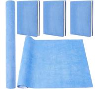 CRASPIRE 130 x 30cm Suede Book Cloth for Book Binding Fabric Surface Paper Backed Bookcover Books Album Scrapbooking Archival DIY Covering Protector Bookcloth Bookbinding Supplies Denim Blue