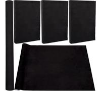 CRASPIRE 150 x 43cm Suede Book Cloth Black for A3-A8 Books Binding Fabric Surface Paper Backed Bookcover Books Album Scrapbooking Archival DIY Covering Protector Bookcloth Bookbinding Supplies
