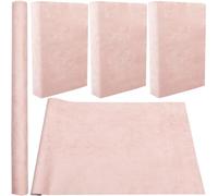 CRASPIRE 150 x 43cm Suede Book Cloth Pink for A3-A8 Books Binding Fabric Surface Paper Backed Bookcover Books Album Scrapbooking Archival DIY Covering Protector Bookcloth Bookbinding Supplies