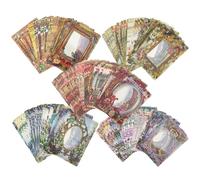 CRASPIRE 150Pcs Scrapbook Frames Paper Pads Vintage Embellishments Window Cutouts Flower Lace Frames Diary Decorative for Card Making DIY Photo Scrapbooking Junk Journal Collage Crafts Album Supplies