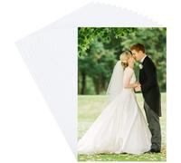 CRASPIRE 15Pcs Sublimation Aluminum Blank Metal Photo Blanks 5.9 x 3.9 Inch White Pearlescent Heat Transfer Custom Picture Poster Frame Sign Plate Panel for for DIY Printing Craft Room Wall Decor