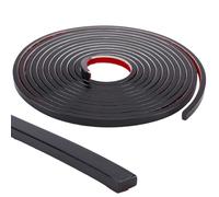 CRASPIRE 16.4ft x 0.39inch Peel and Stick Trim Black Self-Adhesive Flexible Decorative Strip Wall Molding Trim for Walls Chair Rail Panel Moulding for Home Decor Tile Edge Door Mirror Frame