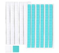 CRASPIRE 192Pcs Adhesive Nail Art Clay 2 colors Poster Sticky Tack Putty Removable Elasticity False Nails Tips Sticky Manicure Tool Reusable Putty Non Stick Hand Clays for DIY Practice Sticking Decor