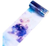 CRASPIRE 2.6Ydsx4In Render PET Tape Stickers Washi Clear Colorful DIY Handbook Crafts Self-Adhesive Waterproof Journaling Scrapbooking Collage Gift Wraping for Home Decor Diary Art Planner Supplies