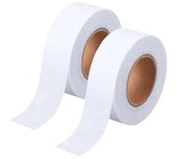 CRASPIRE 2 Roll 1 Inch x 20 Yards Fusible Batting Seam Tape Iron on Hem Tape White Seam Tape Fusible Batting Tape for Quilting Fusible Sheer Tape Hemming Tape for Art Quitting Batting Sewing