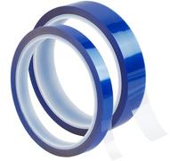 CRASPIRE 2 Rolls 27.4m long Heat Tape for Sublimation Blue Heat Tape High Temperature Heat Resistant Tape Heat Transfer Tape Thermal Tape for Electronics Heat Press Tape
