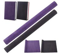 CRASPIRE 2 Rolls Book Cloth for Book Binding 51 x 11.8in Suede Fabric Surface Paper Backed Book cover Bookcloth Book Album Black Purple Scrapbooking Archival DIY Covering Protector Bookbinding