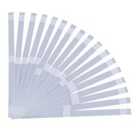 CRASPIRE 20Pcs 15mm Wide Thermal Glue Strips for Books Repair Bookbinding Mesh Backing EVA Hot Melt Adhesive Three Point Positioning Office Documents Paper Paperback