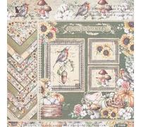 CRASPIRE 24Pcs Scrapbook Paper Pad Rustic style Origami Paper Colorful 6×6”Single-Sided Colored Patterned Decorative Craft for Junk Journal Craft DIY Background Art Photo Album