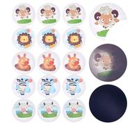 CRASPIRE 25Pcs Potty Training Seat Magic Sticker Animal Potty Targets Toilet Color Changing Sticker Round PVC Reusable for Kid Baby Pee Training
