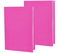 CRASPIRE 2Pcs Pink Book Covers Fabric Textbook Book Cover 7 x 13in Rose Red Notebook Wrap Sleeve Up to 7 x 9in Cloth Reusable Rectangle Protective Sleeves for Hardcover Book Paperback Office Textbook