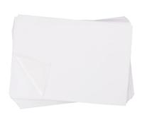 CRASPIRE 30Pcs 5.9"x4.1" Water Soluble Stabilizer Embroidery Fabric Paper Dissoluble Printable Self Adhesive Wash Away A6 Stick and Stitch Pattern for Print Draw Hand Machine Embroidery Sewing