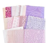CRASPIRE 30Pcs Handmade Scrapbook Paper Materials Craft Paper Textured Decoupage Embossed Collage Paper Packs Snow Dot Mesh Fabric Vintage Morandi Mesh Fabric Paper Mix for Junk Journaling Supplies
