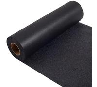 CRASPIRE 30Yd x 11.8'' Black Iron on Fusible Interfacing Fabric Textiles Heavy Weight Polyester Single Sided Interfacings for DIY Crafts Supplies Non Woven Covering Stitch for Sewing Quilting Crafting