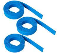 CRASPIRE 3Pcs Squeegee Replacement Rubber Blades 41 Inch Blue Silicone Rubber Blade Universal Replacement Rubber Squeegee Scrubber Refill Head for Windows Shower Doors Car Kitchen Glass Cleaning