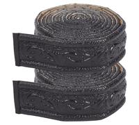 CRASPIRE 4.6mx5cm Black 3D Peel Stick Foam Molding Trim Self Adhesive Stick Flexible Sticky Wall Edging Lines Baseboard Wall Base Moulding Trim for Wallpaper Border Mirror Border Hotel DIY Decor