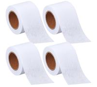 CRASPIRE 4 Roll 1.97 Inch x 15 Yards Fusible Batting Seam Tape Iron on Hem Tape White Seam Tape Fusible Batting Tape for Quilting Fusible Sheer Tape Hemming Tape for Art Quitting Batting Sewing