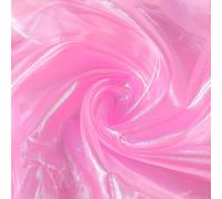 CRASPIRE 5 Yard Sheer Iridescent Organza Fabric Pink Magic Laser Holographic Gauze Fabric for Costume Curtain Shiny Photography Background for DIY Dress Curtain Background Wedding Party Home