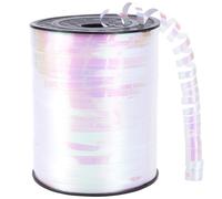 CRASPIRE 500 Yards 3/16" Curling Ribbon Balloon Ribbon Pearl White Holographic Laser Crimped Thin Balloon String for Gift Wrapping Bows Christmas Halloween Wedding Birthday Festival DIY Decor