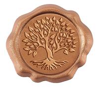 CRASPIRE 50PCS Wax Seal Stickers Tree of Life Self Adhesive Sealing Wax Stamp Tree Envelope Seals Wax Seal Stamp for Sealing Envelope Cards Gift Invitation Scrapbooking