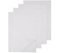 CRASPIRE 5Pcs 11.6"x8.2" Water Soluble Stabilizer Embroidery Fabric Paper Dissoluble Printable Self Adhesive Wash Away A4 Stick and Stitch Pattern for Print Draw Hand Machine Embroidery Sewing