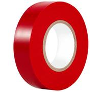 CRASPIRE 65.61 Feet x 0.71 Inch Red Waterproof Electrical Tape -4℉ to 176℉ High Temp Adhesive PVC Plastic Flame Retardant Protection Repair Tape Roll for Under 600V Indoor Outdoor Electric Equipment