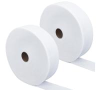 CRASPIRE 66m x 6.7cm Jelly Roll Cotton Batting Soft Wadding Fabric Blend Strips Punched Fleece Quilting for Rugs Throw Quilts Needle DIY Sewing Crafts Carpets