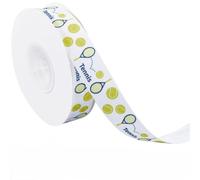 CRASPIRE 7/8 Inch Wide Tennis Ribbon for Crafting Sports Grosgrain Crafts Decorative Softball Ribbon 25 Yards Roll White for Gift Wrapping Pack Hair Sports Hair Party Decor Sewing DIY Supplies
