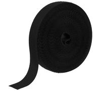 CRASPIRE 82Ft x 1in Black Carpet Marker Strips Classroom Nylon Floor Tape Reusable Spots Sit Dots Cable Ties Flow Line Hook Social Distance for School Teachers Decoration Preschool Daycare Office