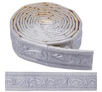 CRASPIRE 90x1.8in Peel Stick Foam Crown Molding Baseboard Trim Silver Grey Self Adhesive Flexible Mirror Wallpaper Sticky Border 3D Wall Edging Lines Base Baseboard for Hotel Home DIY Decoration