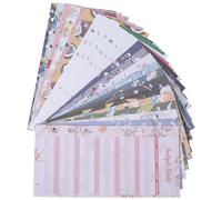 CRASPIRE 96Pcs A6 Budget Binder Sheets 6 Holes Expense Tracker Sheets Set Budget Planner Notebook Refills Refillable Money Organizer Binders Saving Wallet Cash for Personal Finance Cash Saving Goals