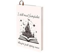 CRASPIRE A5 Book Sleeve Covers for Paperbacks Book Cover 12.4x8.8Inch Fit Adjustable Book Sleeve Cover for A5 Books Softcover Protector for Notebook Label Strap Dreamy Rose Women Coffee