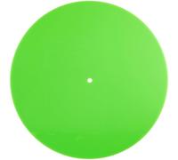 CRASPIRE Acrylic Turntable Mat Support 11.8in Green Vinyl LP Record Player Mat Reduces Noise Anti Static Flat Round Protective Records Platter Slipmat Pads for Cleaner Acoustic Sound Support