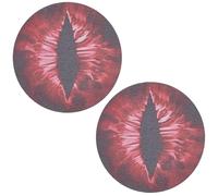 CRASPIRE Beast Eyes Headlight Decals Red 3D Stereo Eyes Headlight Decal Stickers Eye Decals Eye PVC Headlight Stickers for Truck Car Body Window Bumper Decoration