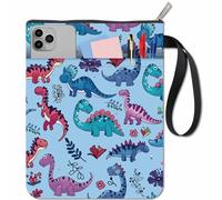 CRASPIRE Cat Wreath Book Sleeve Protector with Zipper Waterproof Canvas Pouch Covers for Books Lovers Notebook Bible Journal Textbooks Paperbacks Cute Double-Sided Pattern Teacher Gift 8.66 x 11 Inch