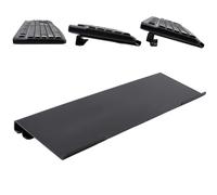 CRASPIRE Computer Keyboard Stand for Desktop 2-Level Height Acrylic Tilted Keyboards Non Slip Black Riser Adjustment Key Board Holder Tray Ergonomic Typing Office Gaming Home School Accessories